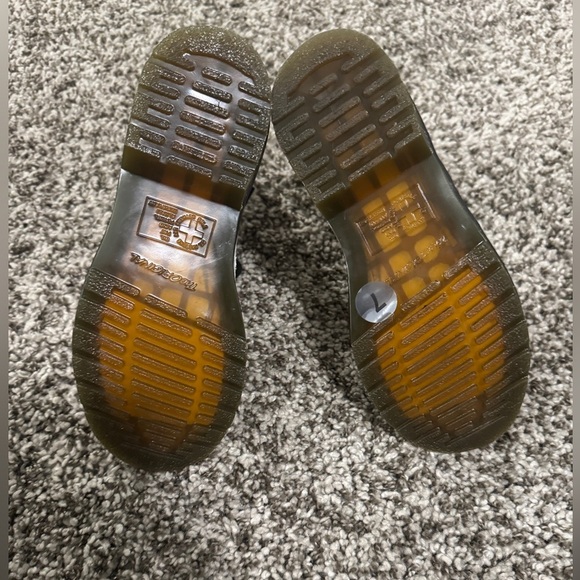 Dr Martens White Patent leather lace up utility moto boots size 7 90’s grunge - Picture 4 of 13